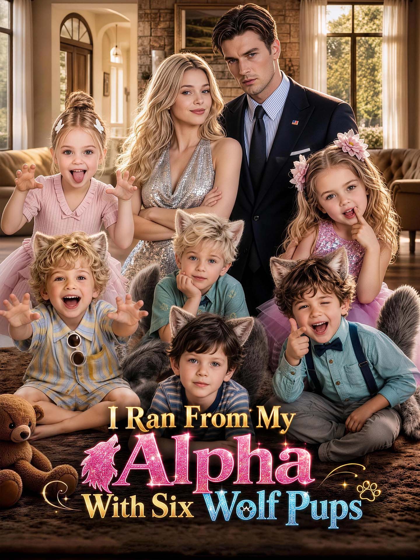 I Ran From My Alpha With Six Wolf Pups official poster